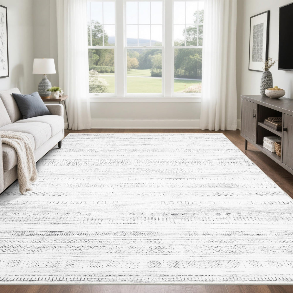 Washable Rugs 5x7 Area Rugs for Living Room,Bedroom,Dining Room Carpet