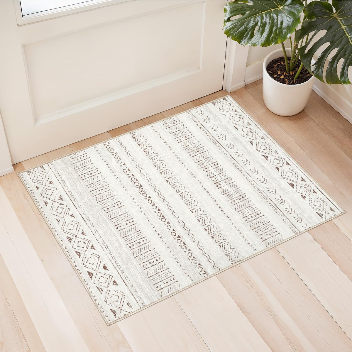 cotiled Boho 5x7 Area Rugs for Living Room: Soft Moroccan Washable Rug