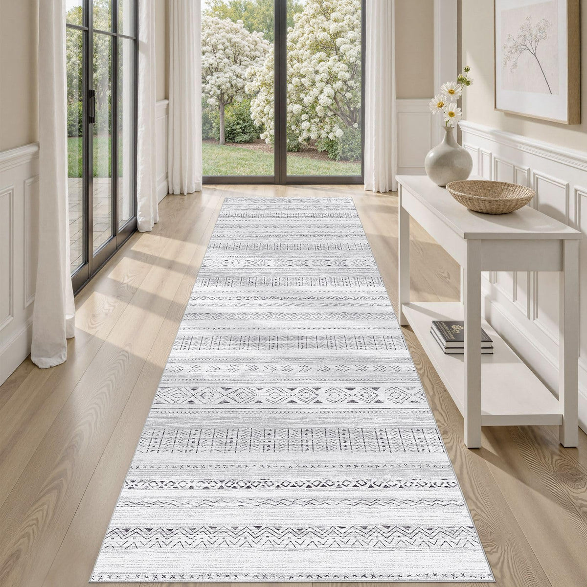 cotiled Boho 5x7 Area Rugs for Living Room: Soft Moroccan Washable Rug