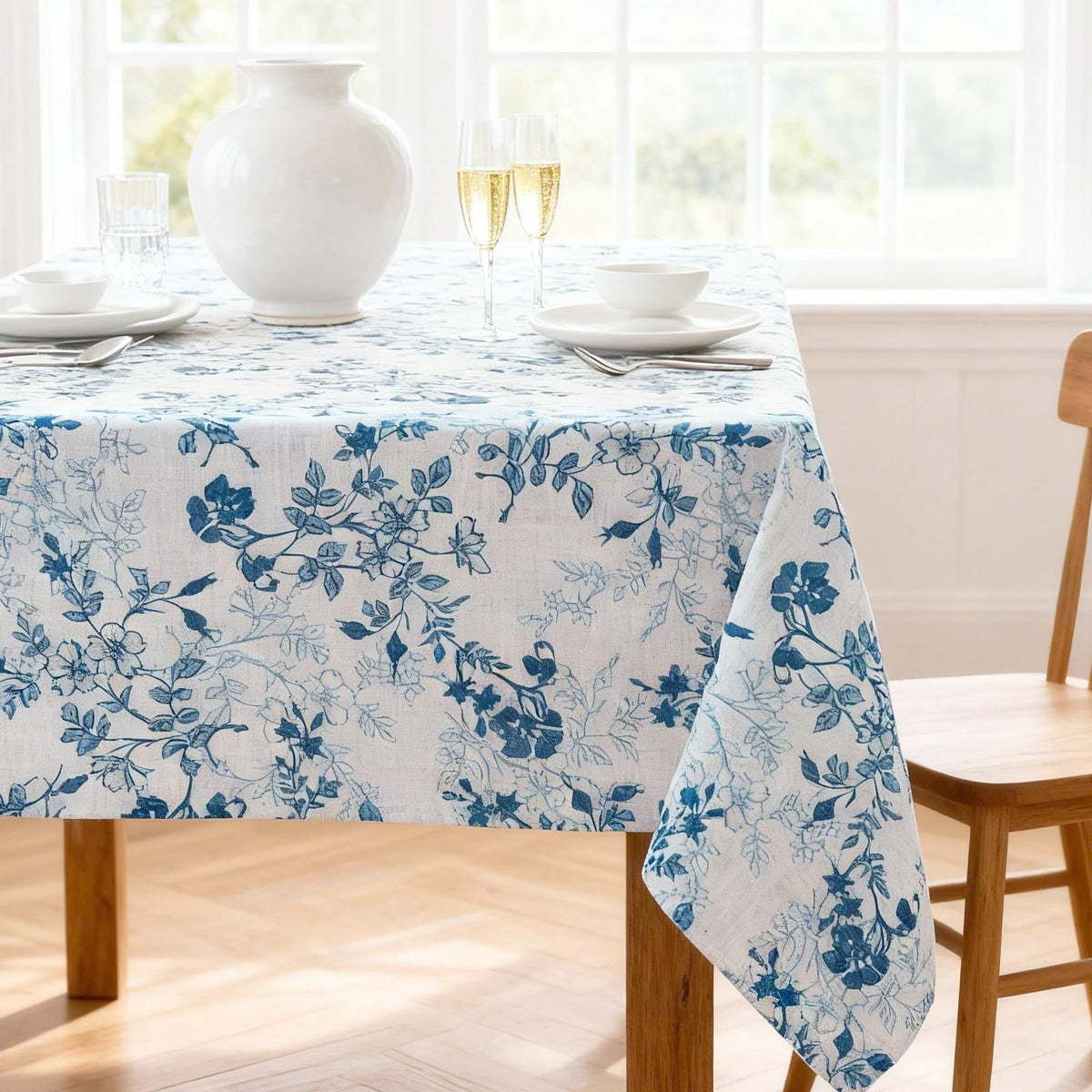 H.VERSAILTEX Linen Textured Table Cloths 60 x 120 Inch Premium Solid Tablecloth Spill-Proof Waterproof Table Cover for Dining Buffet Feature Extra Soft and Thick Fabric Wrinkle Free, Taupe