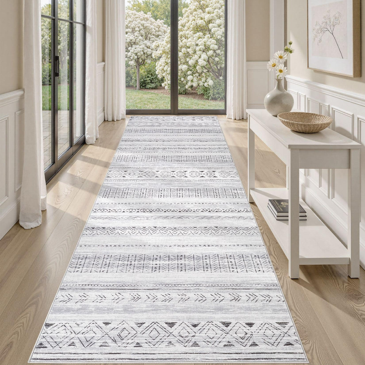 cotiled Boho 5x7 Area Rugs for Living Room: Soft Moroccan Washable Rug