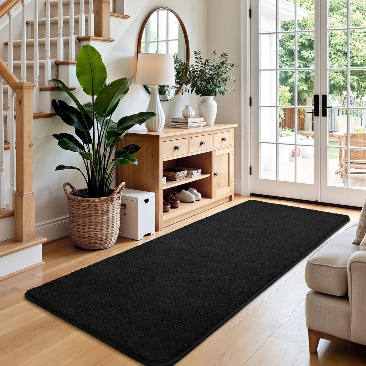 Keeko 4x6 Area Rugs for Living Room,Soft Washable Memory Foam Bedroom Rug