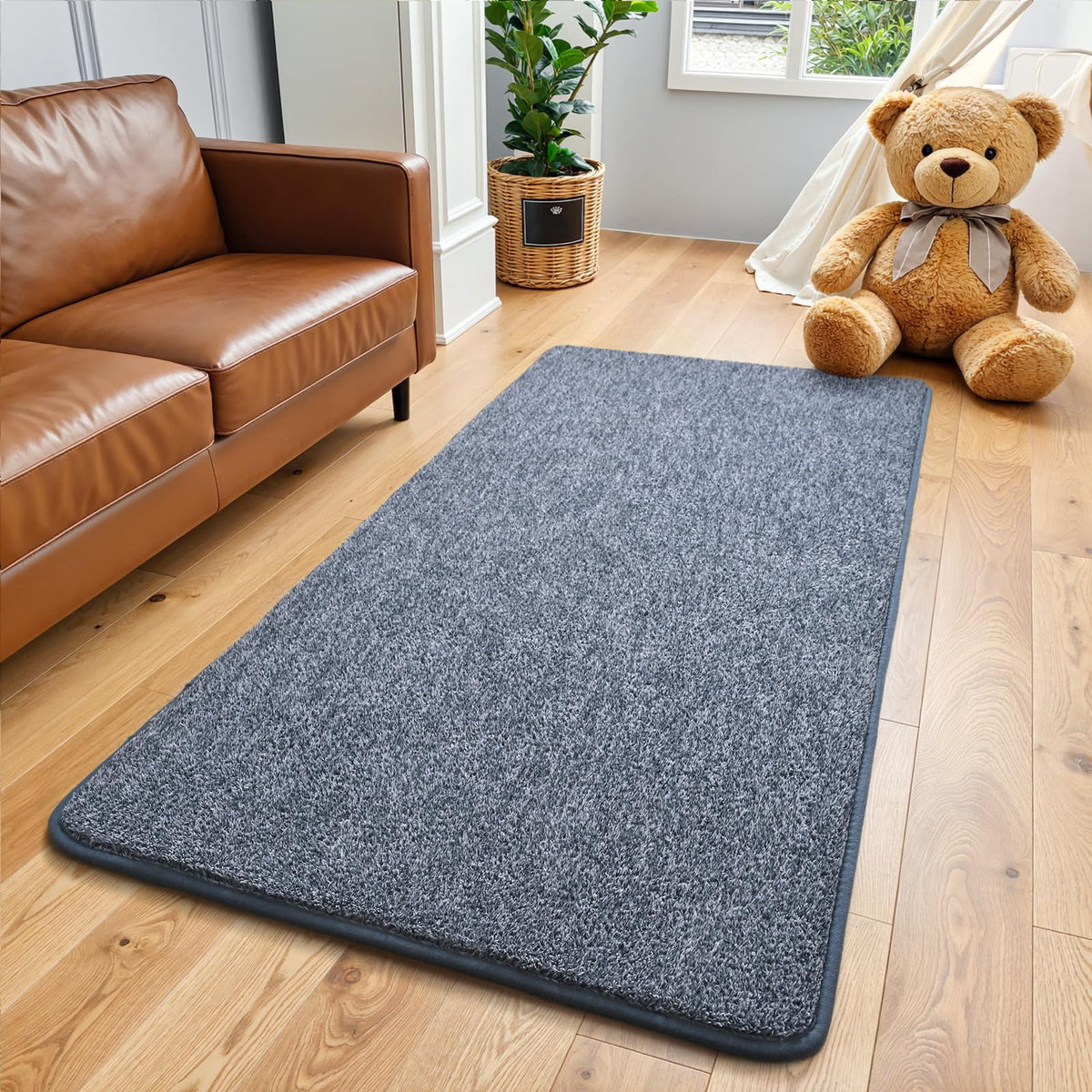 Keeko 4x6 Area Rugs for Living Room,Soft Washable Memory Foam Bedroom Rug