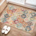 Lahome Moroccan Machine Washable Rugs for Living Room, 4x6 Rug for Bedroom