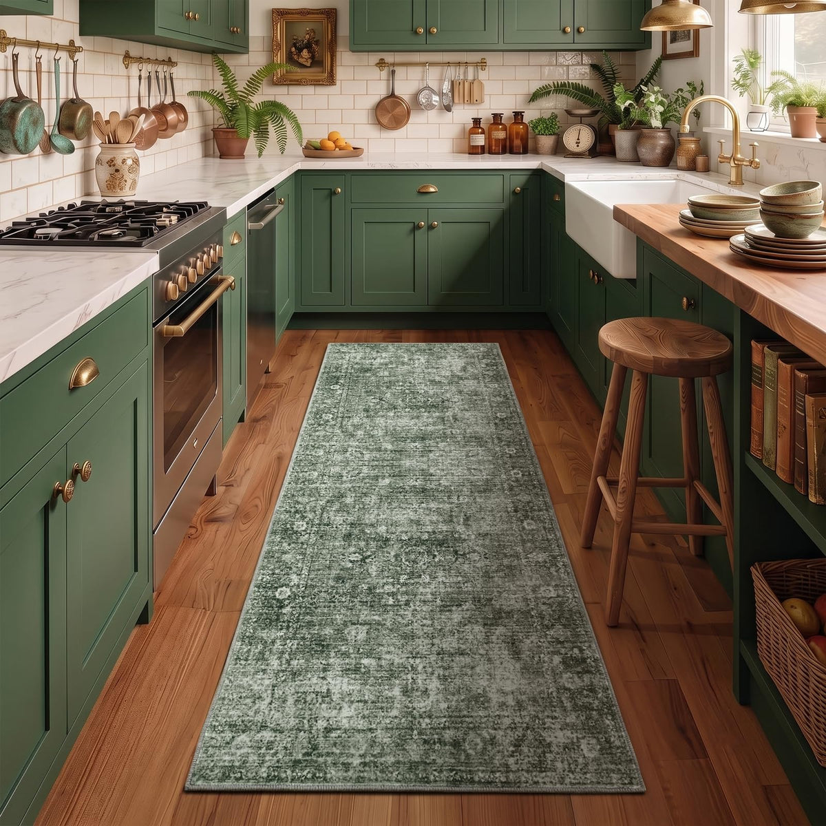 Homemate Washable Rug 8x10 Area Rugs - Vintage Rugs for Living Room