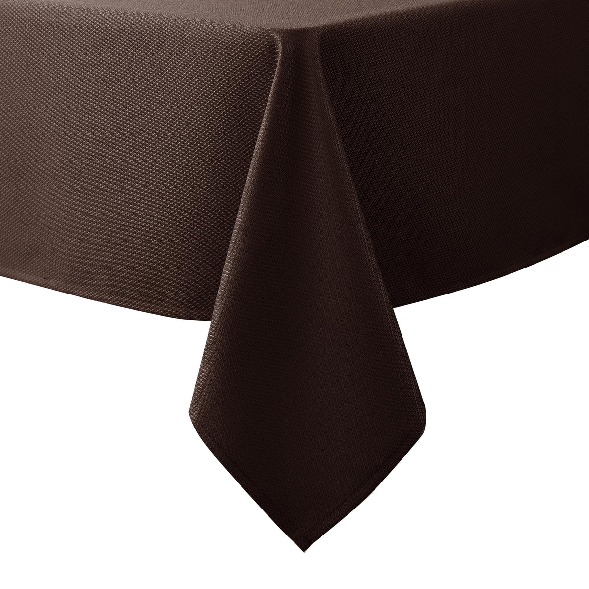 Textured Square Tablecloth-Fabric Spillproof Table Cloths-Natural 54x54"