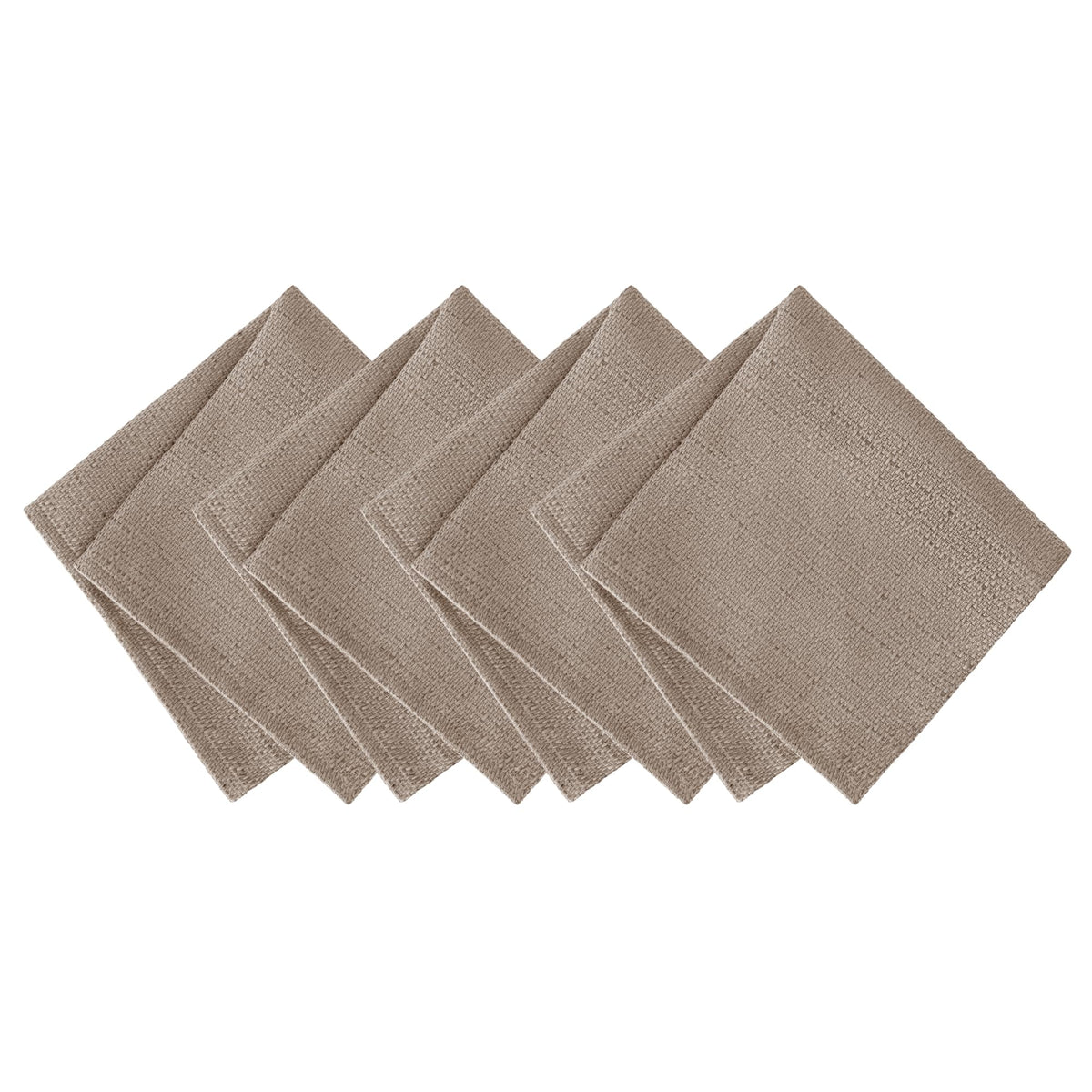 Elrene Home Fashions Laurel Solid Texture Water and Stain Resistant Tablecloth, 90" Round, Gray