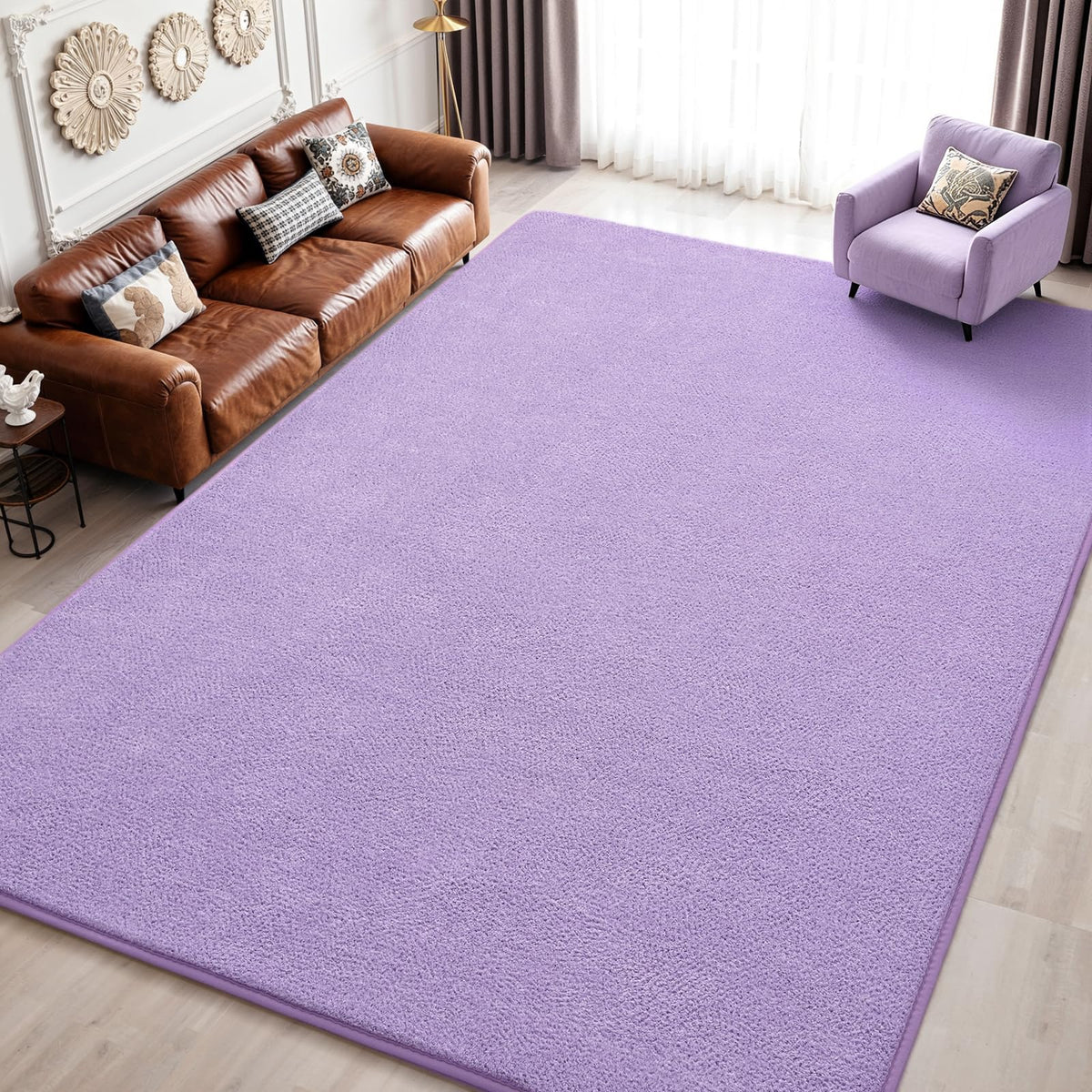 Keeko 4x6 Area Rugs for Living Room,Soft Washable Memory Foam Bedroom Rug