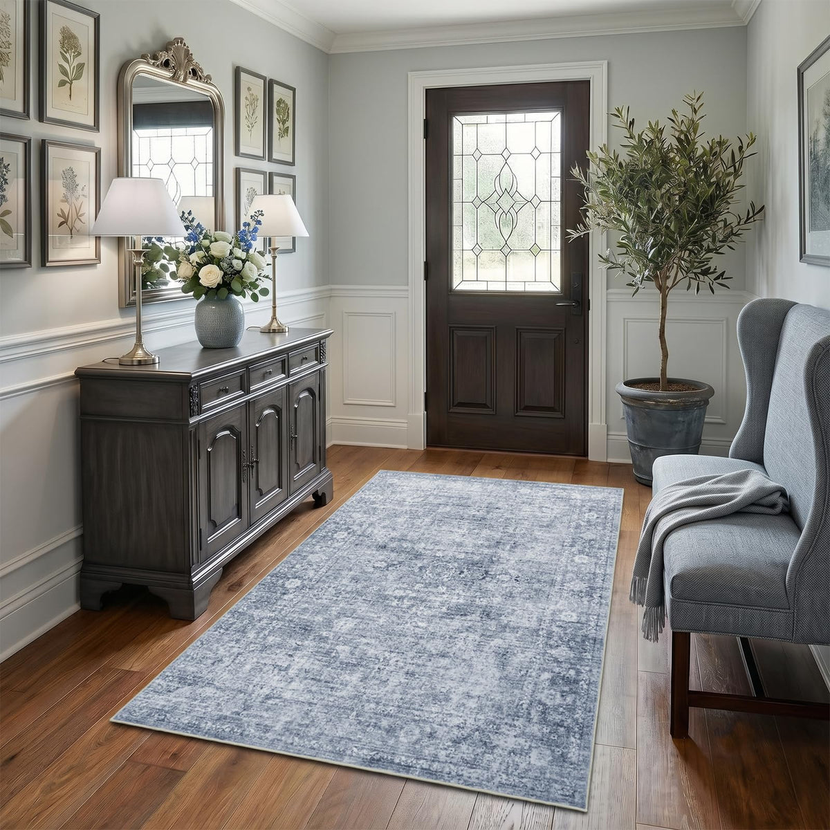 Homemate Washable Rug 8x10 Area Rugs - Vintage Rugs for Living Room