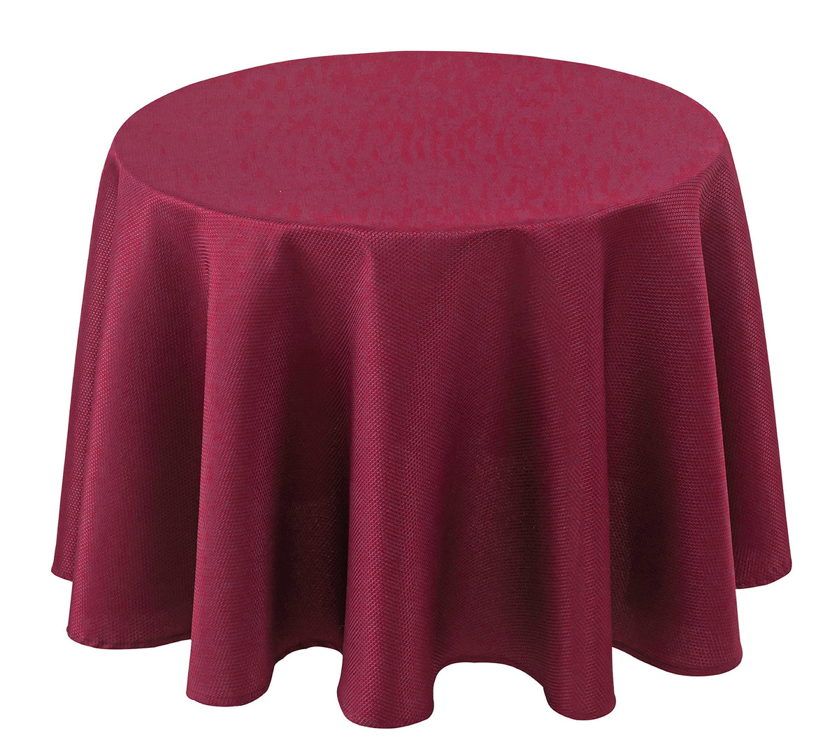 Textured Square Tablecloth-Fabric Spillproof Table Cloths-Natural 54x54"