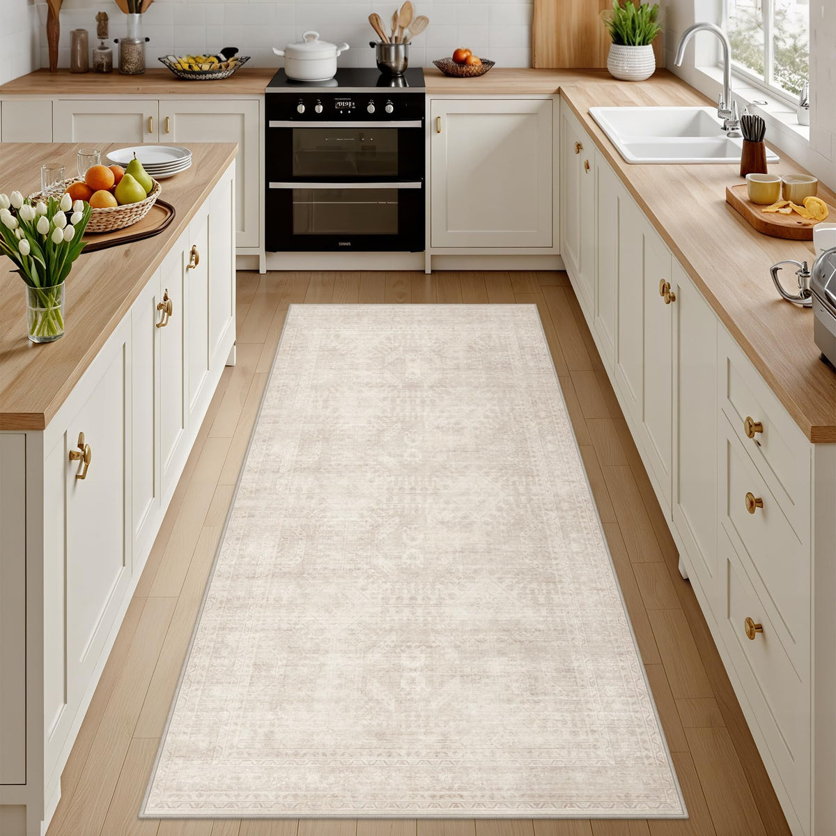 8x10 Area Rugs Living Room: Bedroom Neutral Washable Carpet Beige