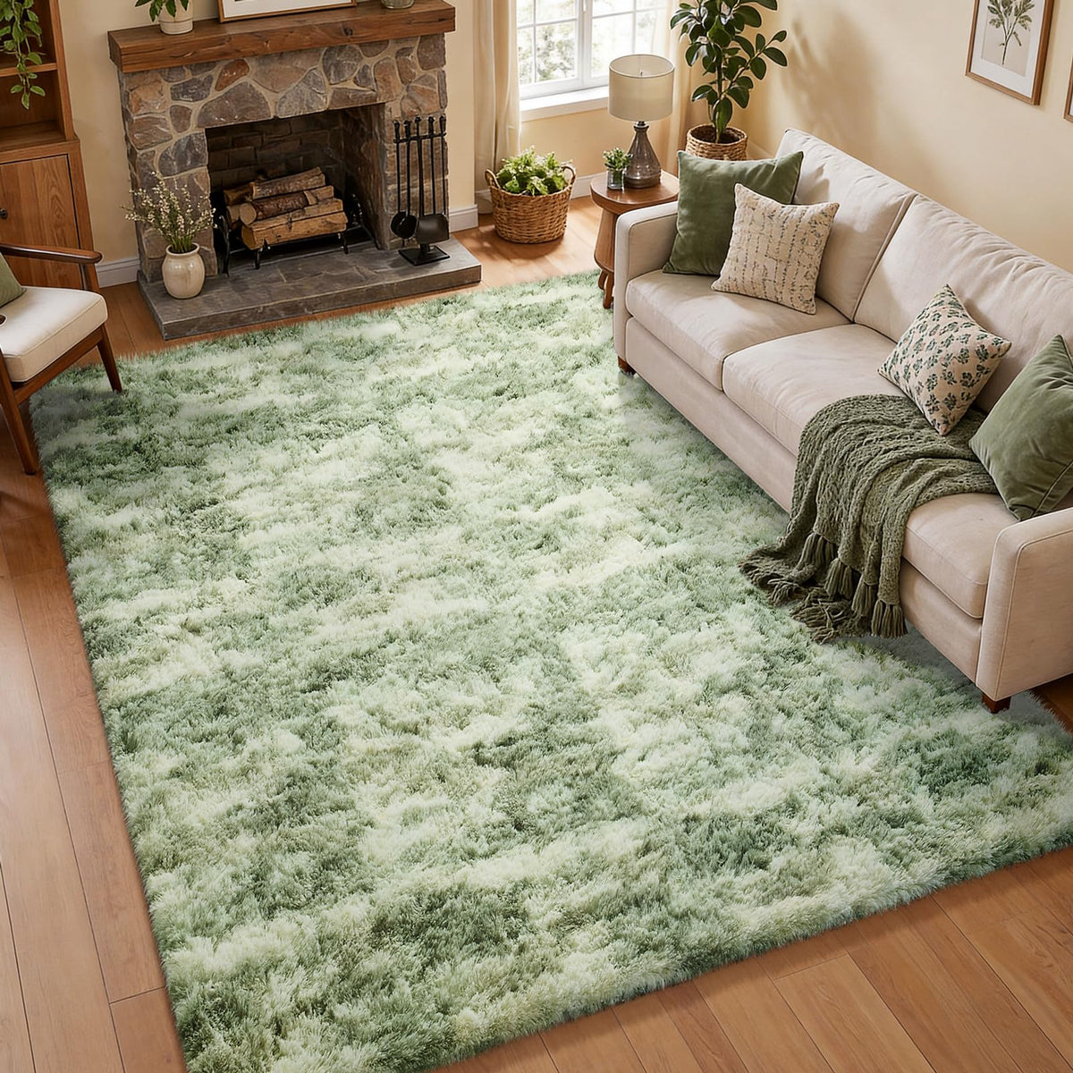 Ophanie Small Rug Upgrade Non Slip Throw Bedside Area Rugs, Fluffy Soft Grey Mini Bedroom Carpet, Affordable Door Entryway Indoor Inside Front Entrance Dog 2x3 Mat, Home Decor Aesthetic, Nursery