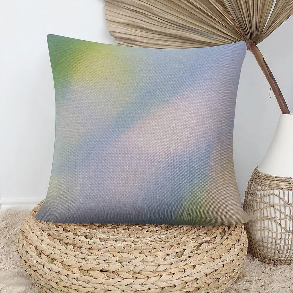 4 Pack Abstract Floral Print Throw Pillow Covers Soft Breathable Cotton Linen Square 18"x18" Cushion Cases with Zipper for Living Room Sofa Couch, No Pillow Insert Included