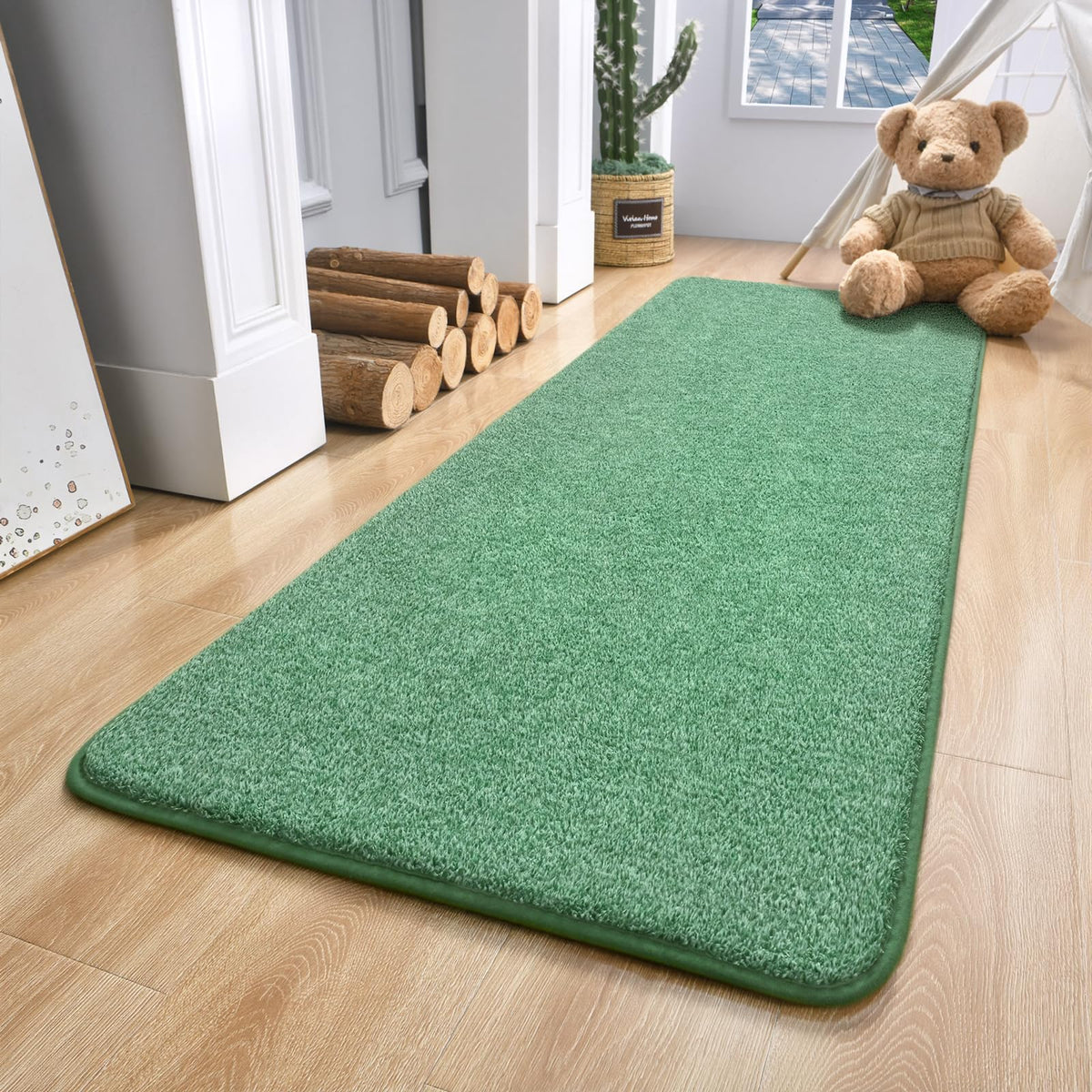 Keeko 4x6 Area Rugs for Living Room,Soft Washable Memory Foam Bedroom Rug