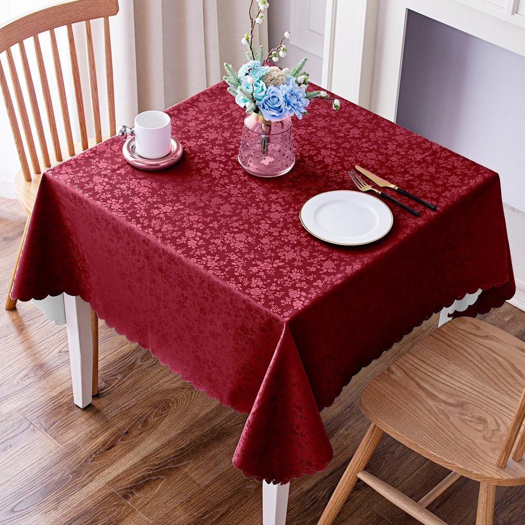 Smiry Rectangle Waterproof Heavy Duty Vinyl Tablecloths, 60 x 84 Inch