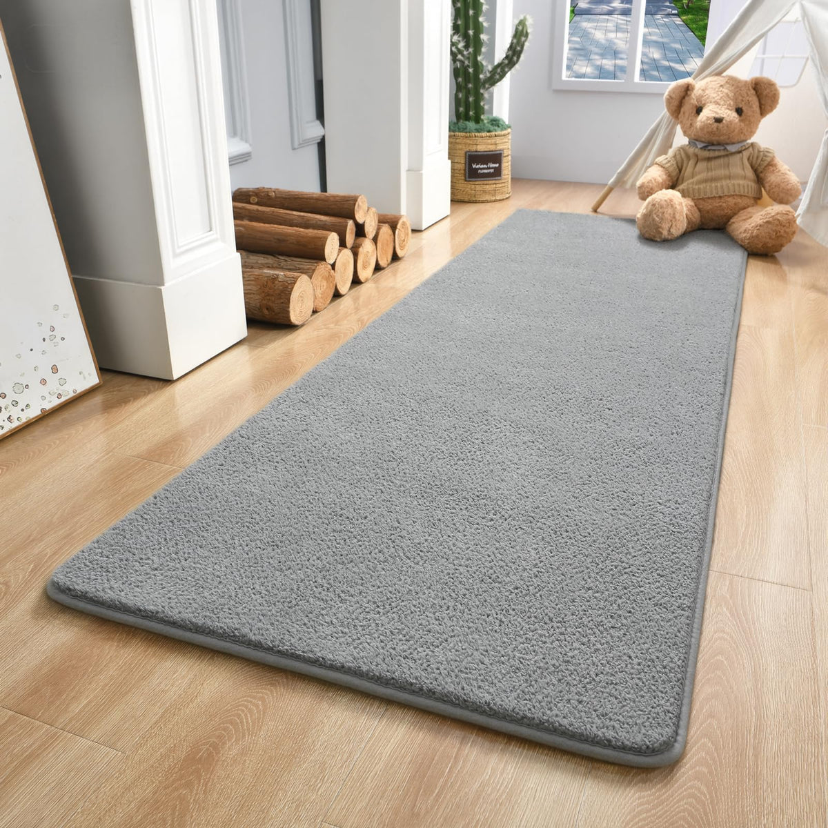 Keeko 4x6 Area Rugs for Living Room,Soft Washable Memory Foam Bedroom Rug