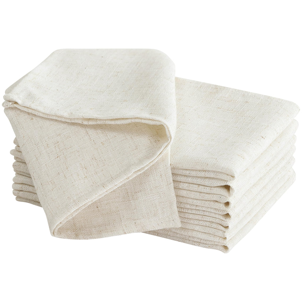 Laura Ashley Dothan Linen Blend Tablecloth, 60" x 84", Taupe