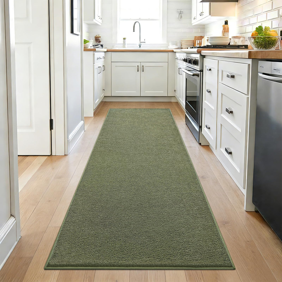 ISEAU 4x6 Soft Area Rug for Bedroom, Washable and Non-Slip, Purple