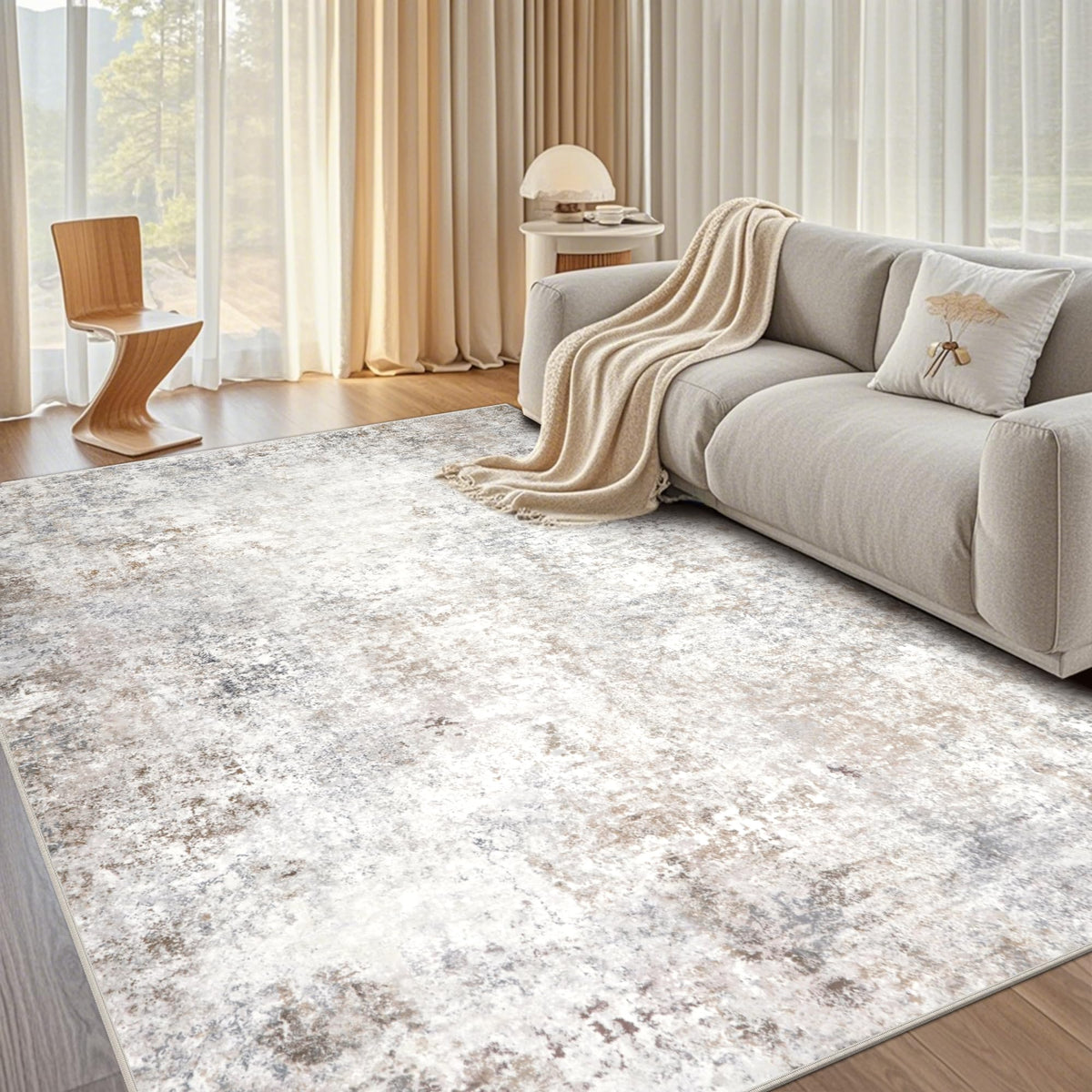 Washable Rugs 5x7 Area Rugs for Living Room,Bedroom,Dining Room Carpet