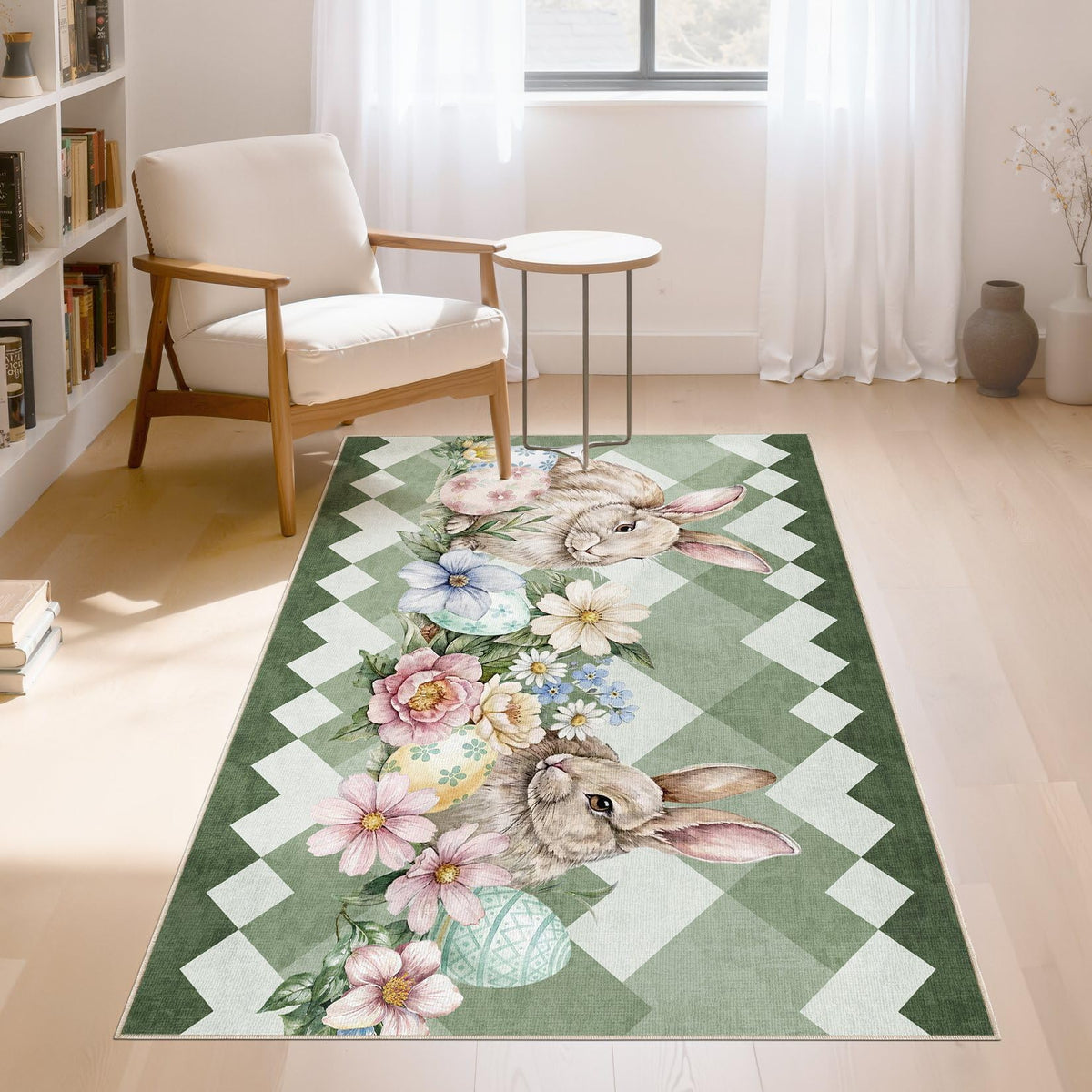 cotiled Boho 5x7 Area Rugs for Living Room: Soft Moroccan Washable Rug