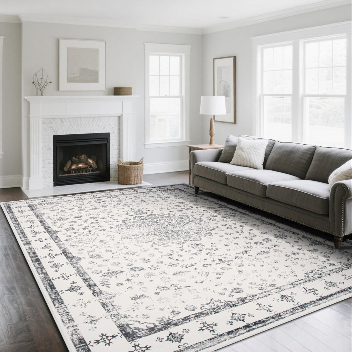 Washable Rugs 8x10 Area Rugs for Living Room,Bedroom,Dining Room Carpet