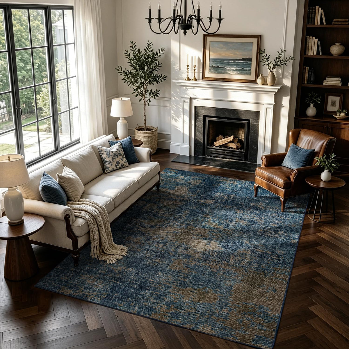 Washable Rugs 8x10 Area Rugs for Living Room,Bedroom,Dining Room,Nursery