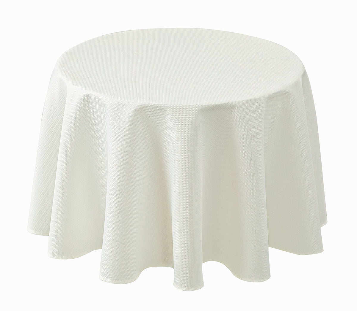Textured Square Tablecloth-Fabric Spillproof Table Cloths-Natural 54x54"