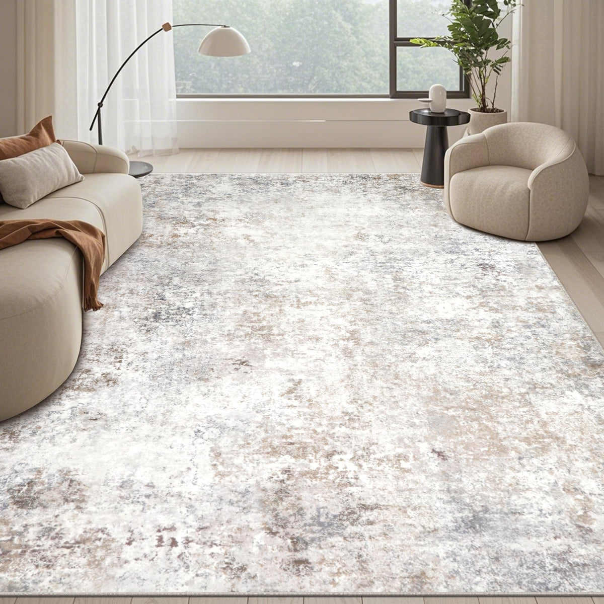 Washable Rugs 5x7 Area Rugs for Living Room,Bedroom,Dining Room Carpet