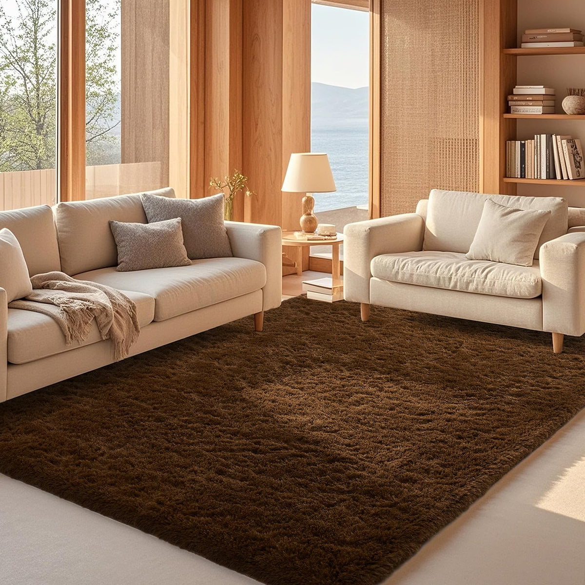Ophanie Small Rug Upgrade Non Slip Throw Bedside Area Rugs, Fluffy Soft Grey Mini Bedroom Carpet, Affordable Door Entryway Indoor Inside Front Entrance Dog 2x3 Mat, Home Decor Aesthetic, Nursery