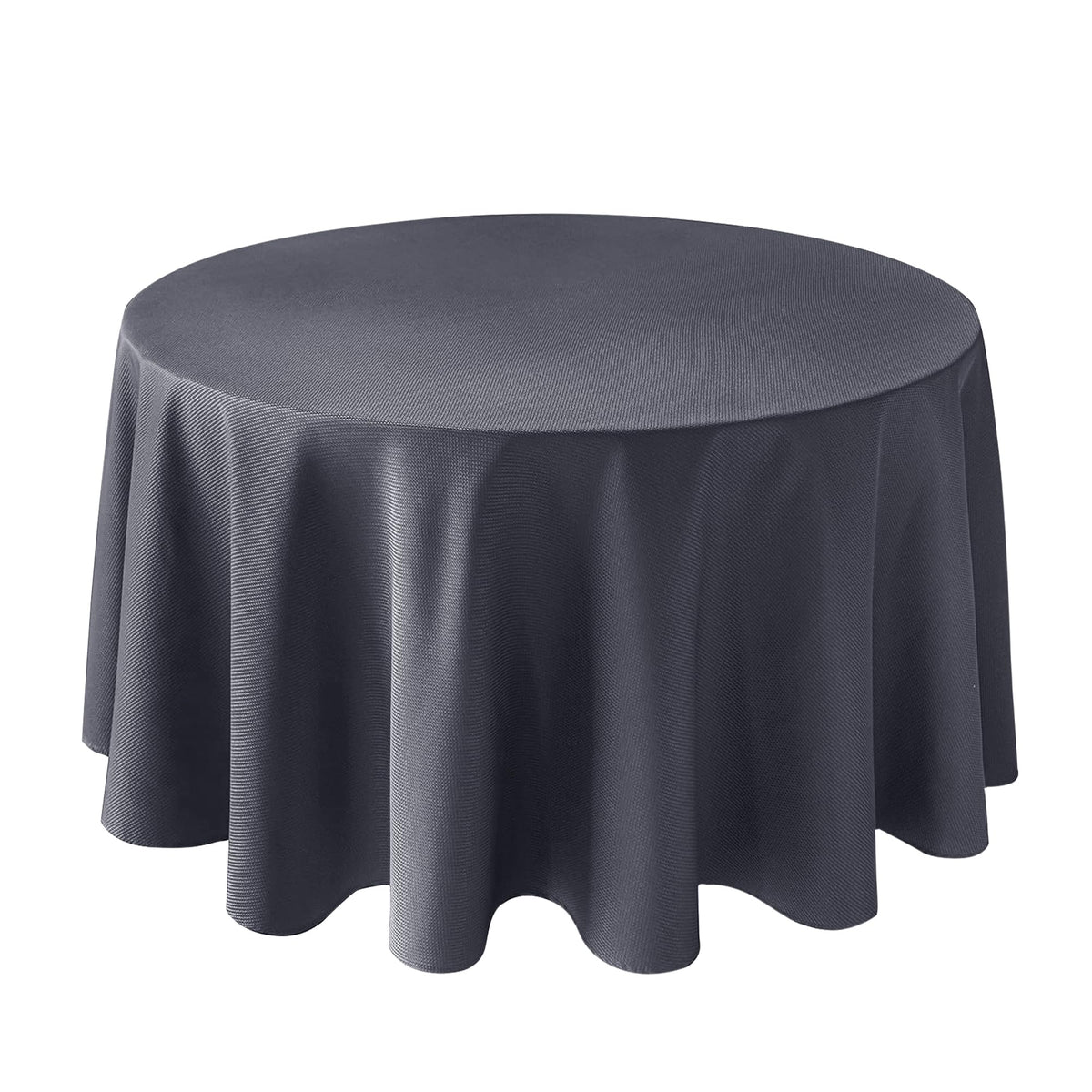 Textured Square Tablecloth-Fabric Spillproof Table Cloths-Natural 54x54"