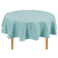 Hiasan Beige Faux Linen Rectangle Tablecloth 54 x 80 Inch for Dining Room
