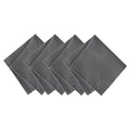 Elrene Home Fashions Laurel Solid Texture Water and Stain Resistant Tablecloth, 90" Round, Gray
