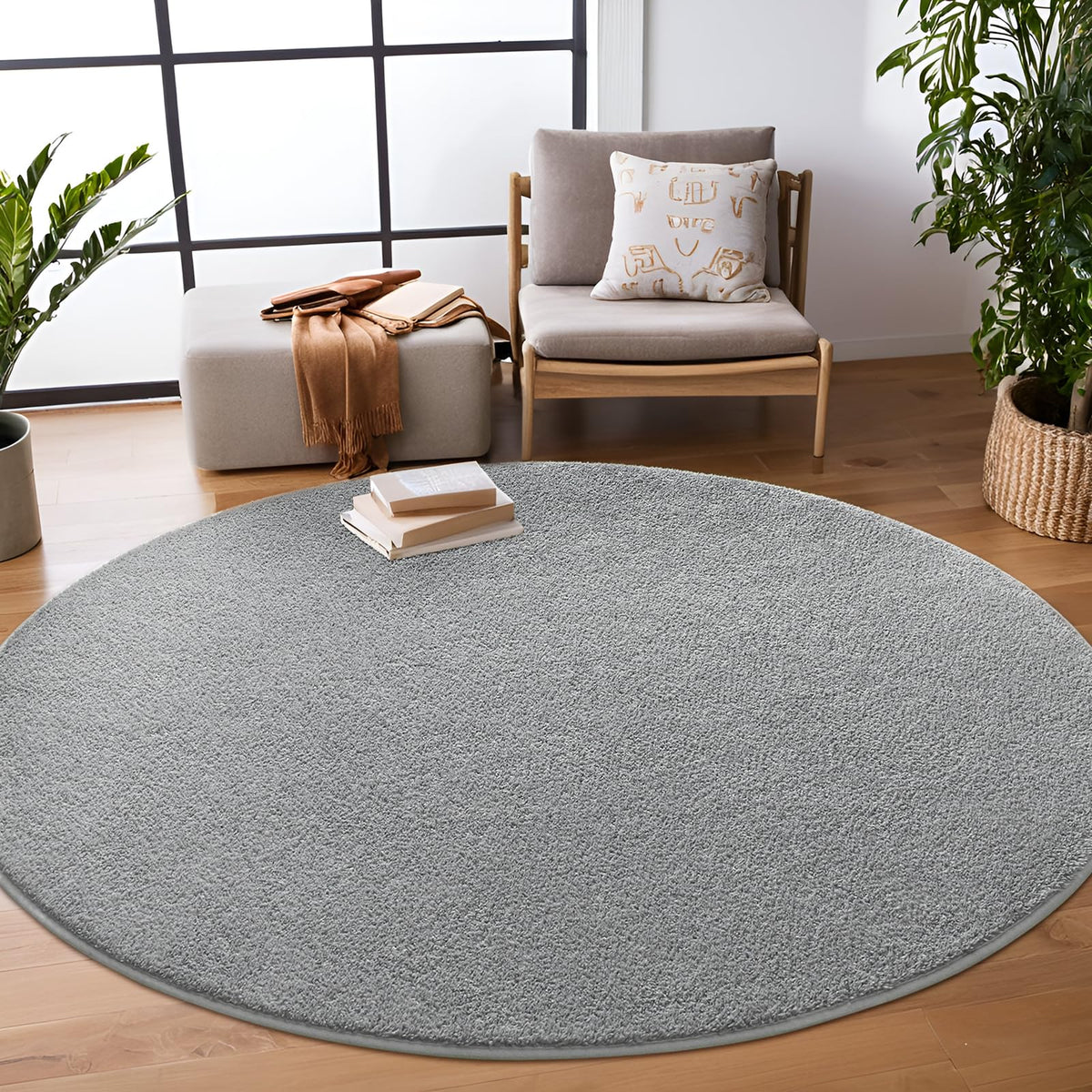 5x7 Black Area Rug Modern Aesthetic Minimalist