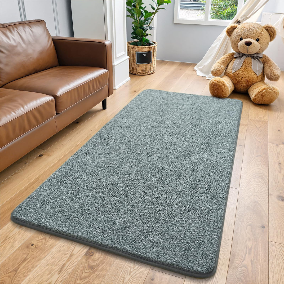 Keeko 4x6 Area Rugs for Living Room,Soft Washable Memory Foam Bedroom Rug