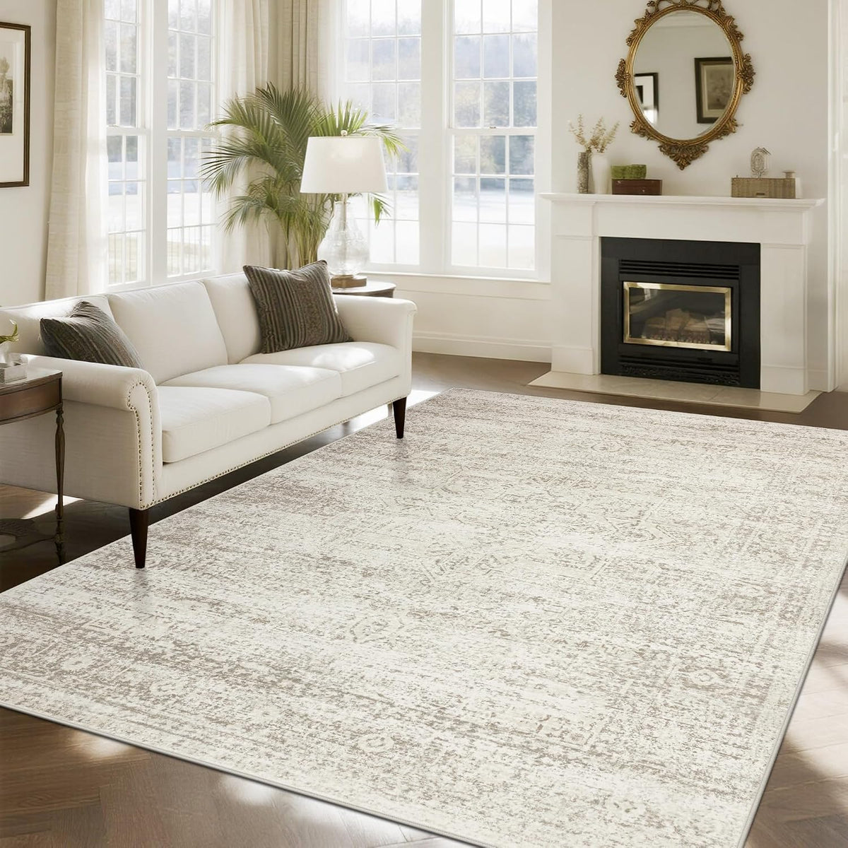Washable Rugs 8x10 Area Rugs for Living Room,Bedroom,Dining Room Carpet