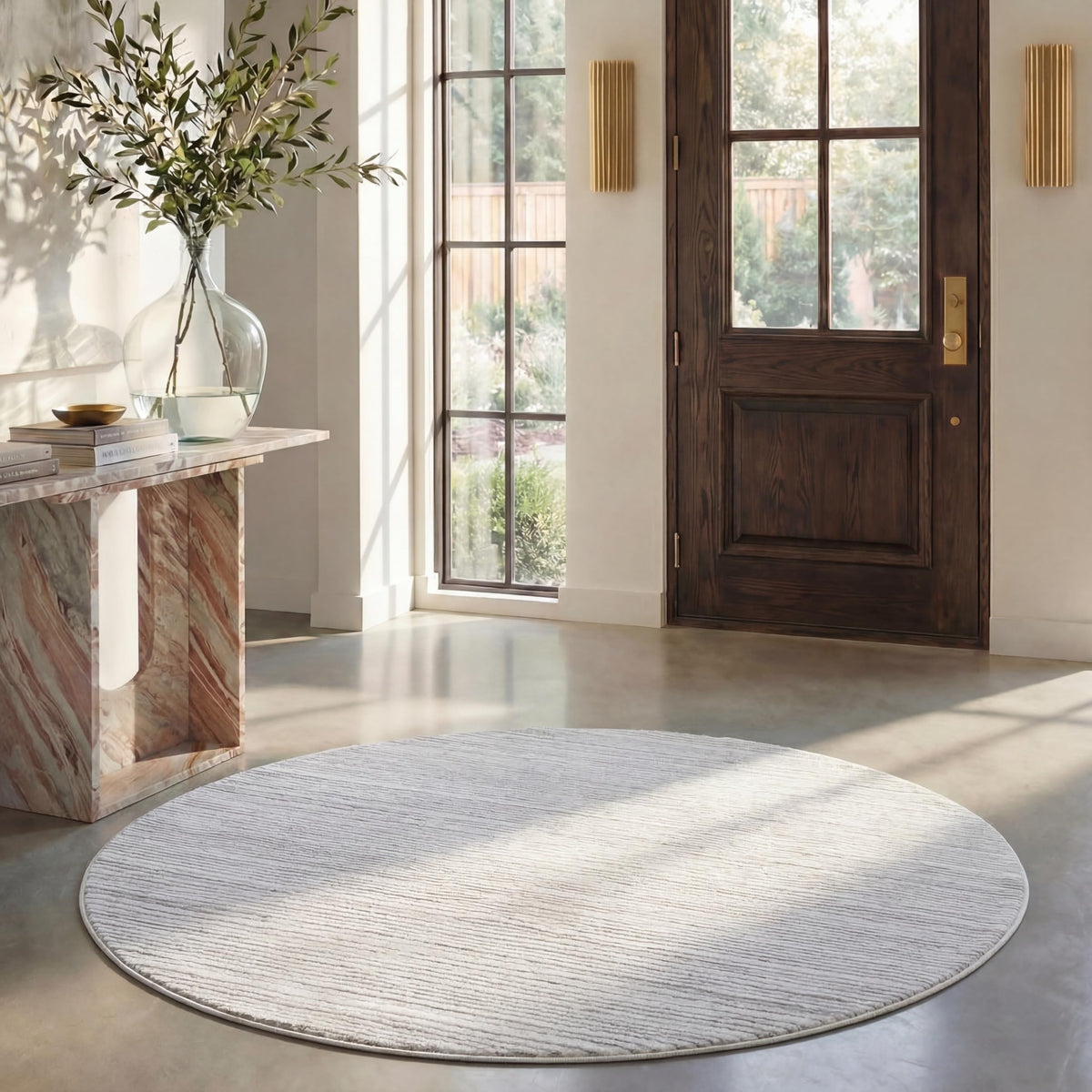 SAFAVIEH Vision Area Rug 8x10 Large, Modern Tonal Brown VSN606E