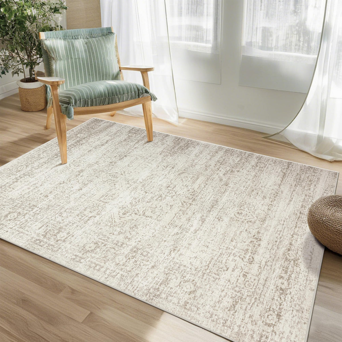 Washable Rugs 8x10 Area Rugs for Living Room,Bedroom,Dining Room Carpet