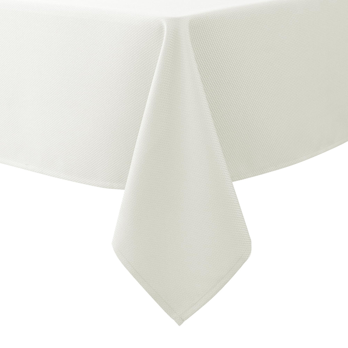 Textured Square Tablecloth-Fabric Spillproof Table Cloths-Natural 54x54"