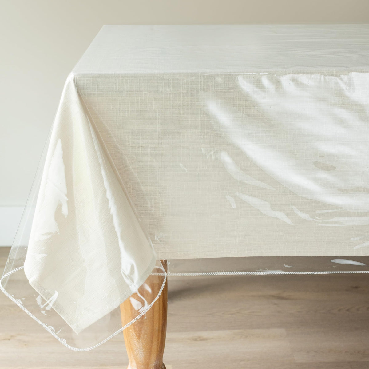 Benson Mills Clear Plastic Tablecloth Protector (70" x 90" Extra Wide)