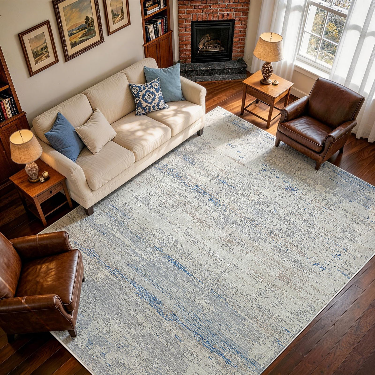 Washable Rugs 8x10 Area Rugs for Living Room,Bedroom,Dining Room,Nursery