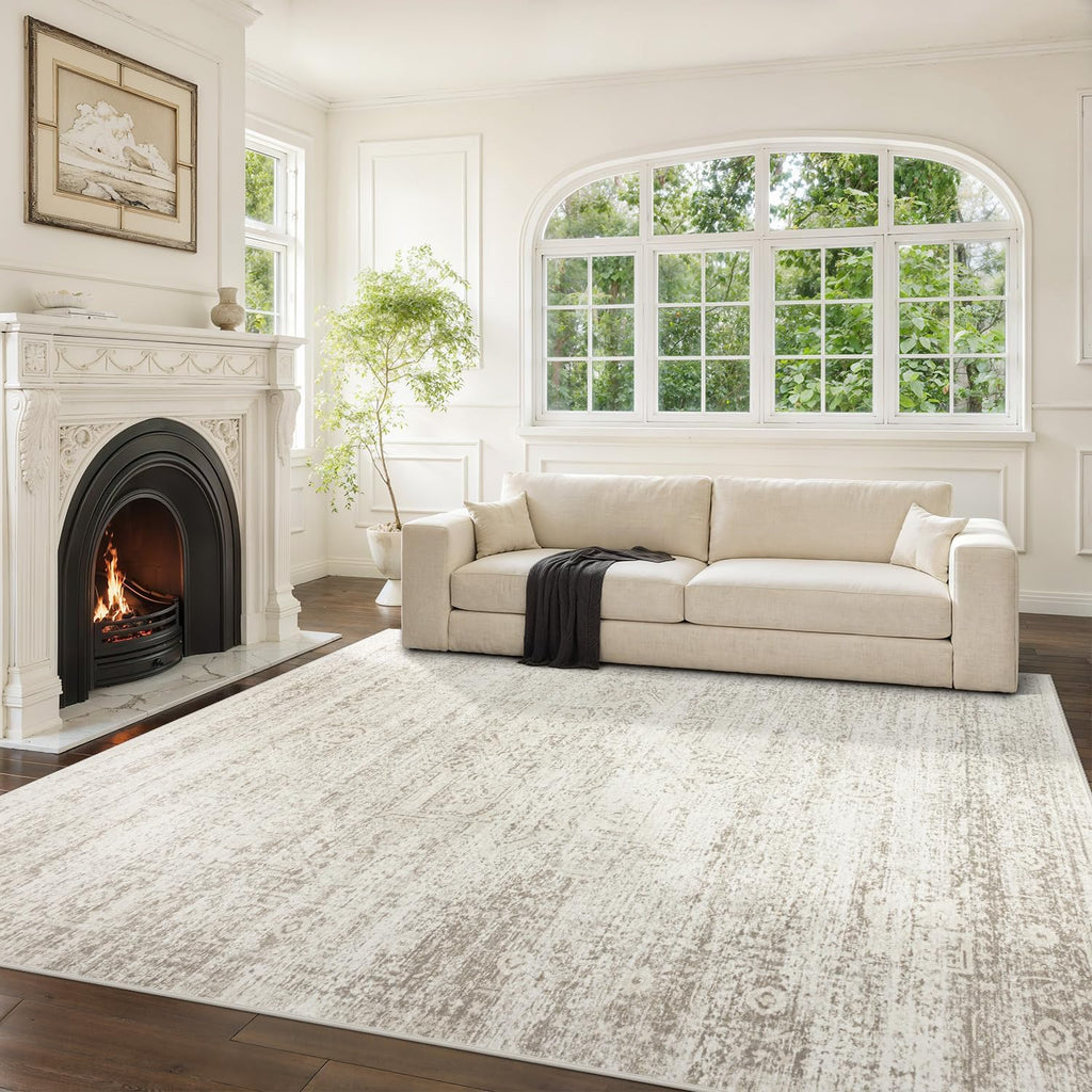 Washable Rugs 8x10 Area Rugs for Living Room,Bedroom,Dining Room Carpet