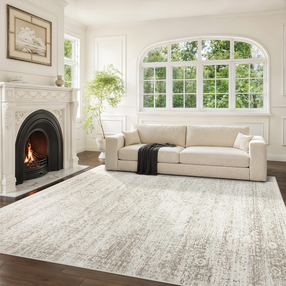 Washable Rugs 8x10 Area Rugs for Living Room,Bedroom,Dining Room Carpet