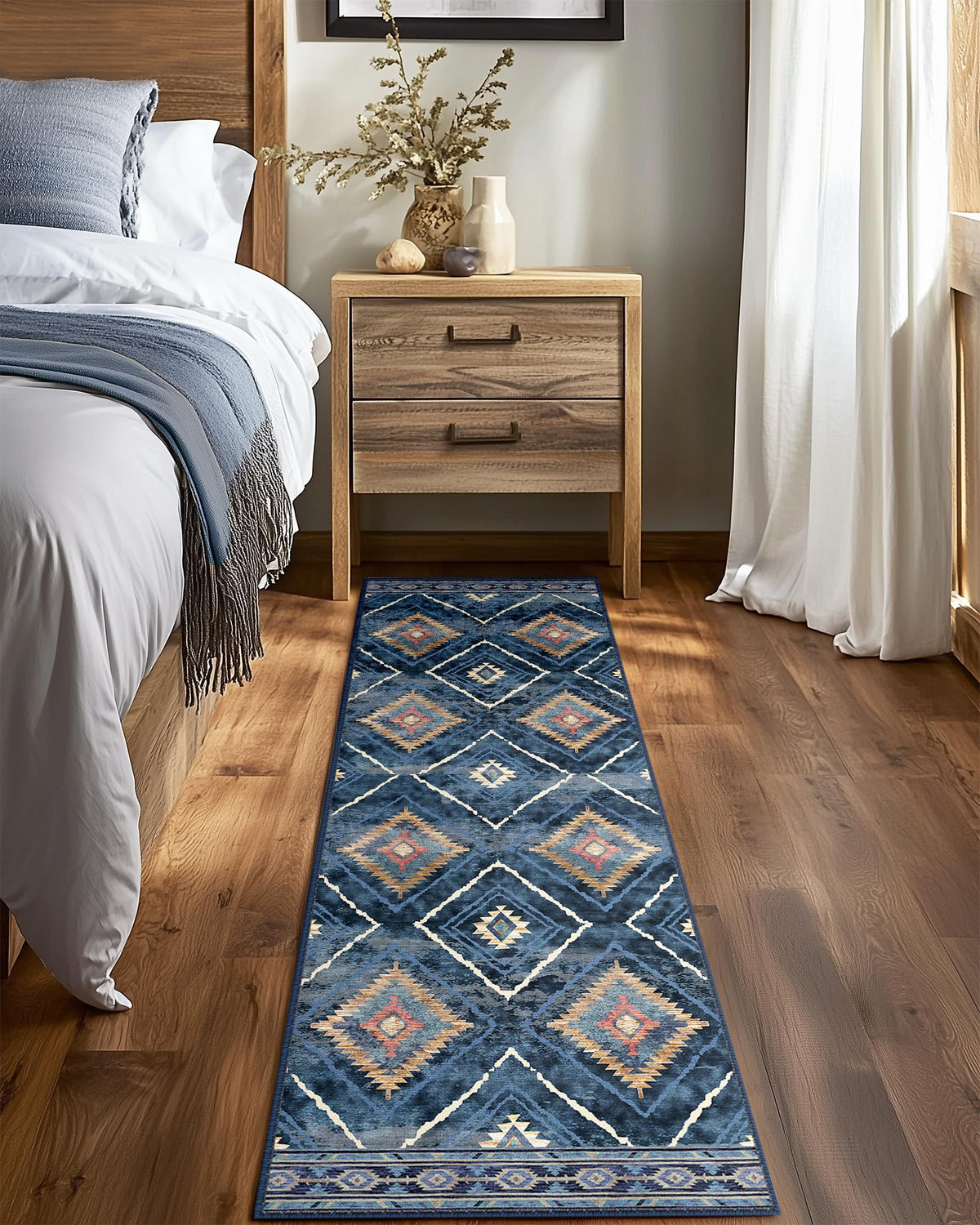 BESTSWEETIE 5'x7' Washable Area Rug for Living Room Bedroom Black