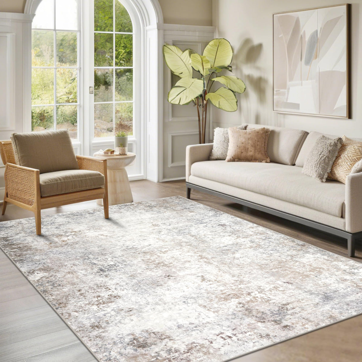 Washable Rugs 5x7 Area Rugs for Living Room,Bedroom,Dining Room Carpet