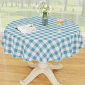 Smiry Picnic Table Cloth, Vinyl Tablecloths with Flannel Backing, 60"x84"