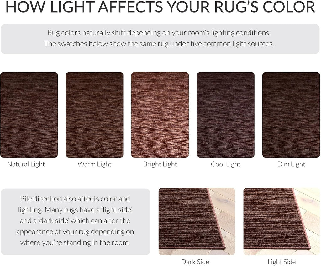 SAFAVIEH Vision Area Rug 8x10 Large, Modern Tonal Brown VSN606E