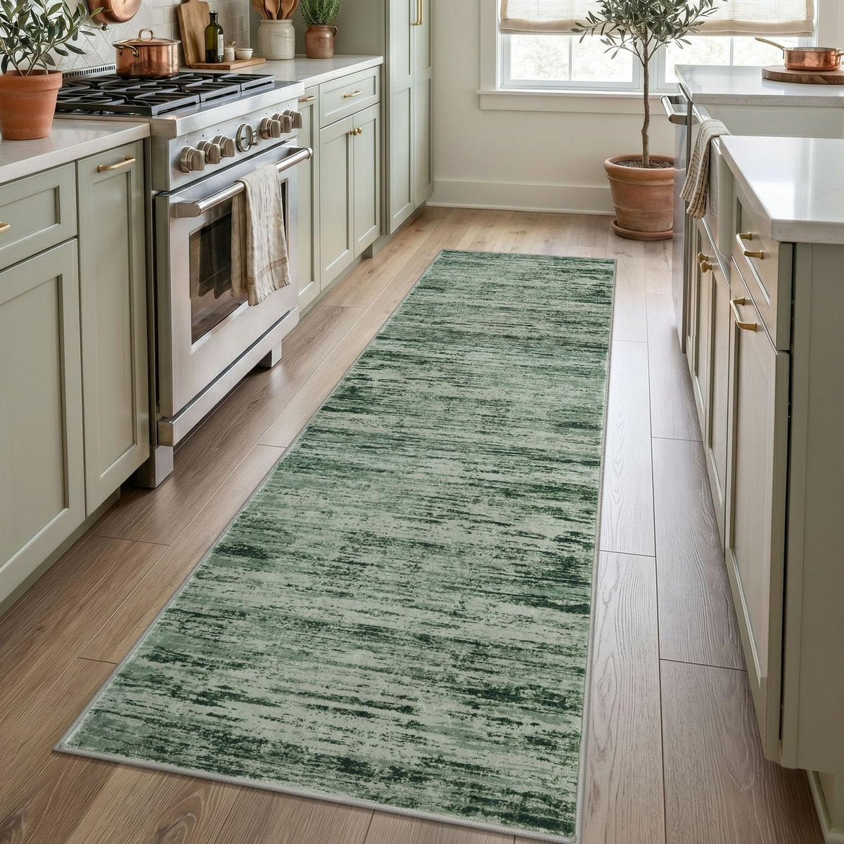 Lansny Abstract 2x3 Area Rug Small Washable Entryway Rug Non Slip Door Mat