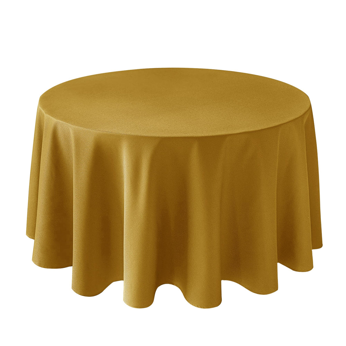 Textured Square Tablecloth-Fabric Spillproof Table Cloths-Natural 54x54"