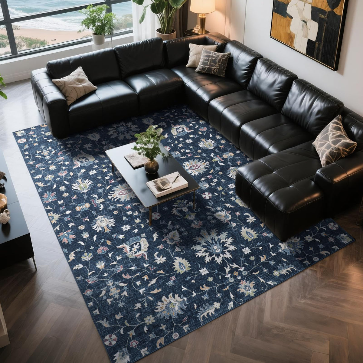 Washable Rugs 8x10 Area Rugs for Living Room,Bedroom,Dining Room,Nursery