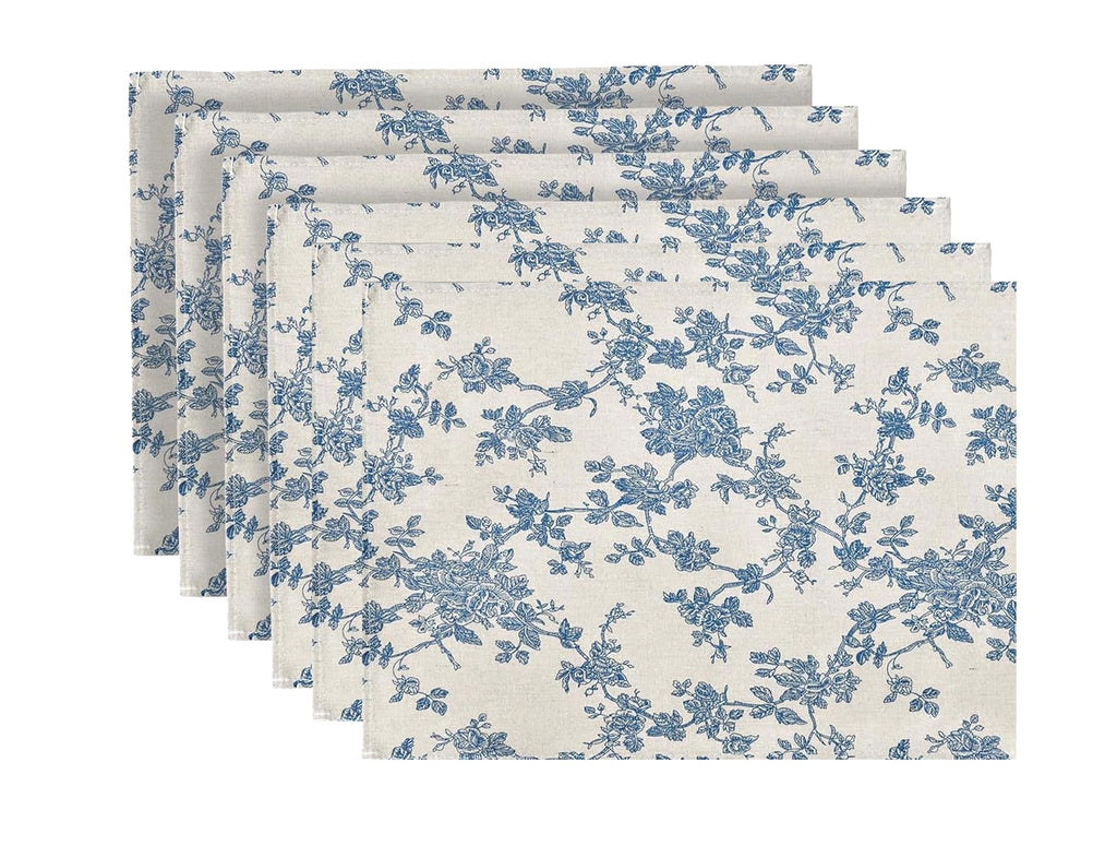 YiHomer Pastoral Rectangle Table Cloth 100% Polyester Fabric 60 x 102 Inch